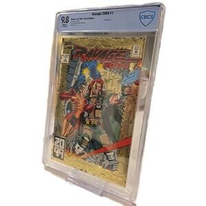 Ravage 2099 #1 CGC 9.8 (1992) - Gold foil cover - newstand edition